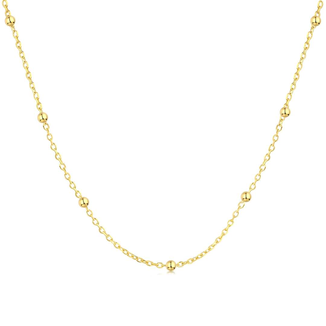 [Together]Small Bead Clavicle Chain Simple Necklace