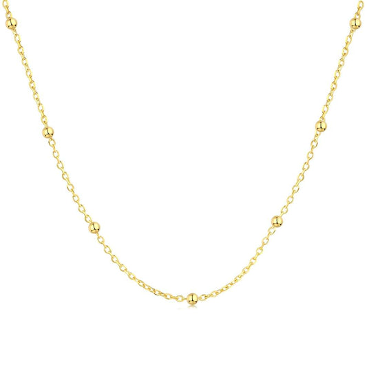 [Together]Small Bead Clavicle Chain Simple Necklace