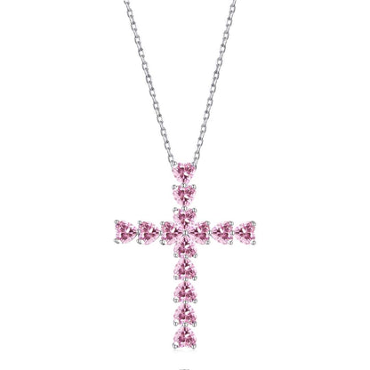 [Together]Radiant Cross Shape Necklace