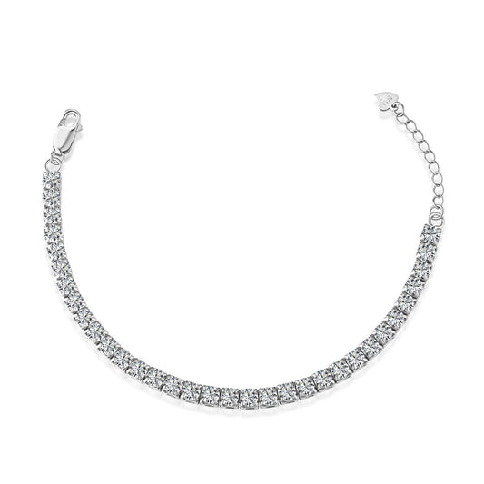 [Together]Sparkling Radiant Princess Cut Tennis Bracelet