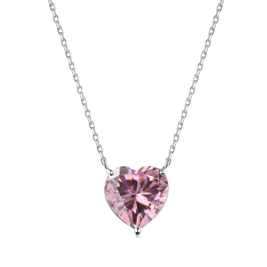 [Together]6.0 carat Radiant Heart Shape Necklace