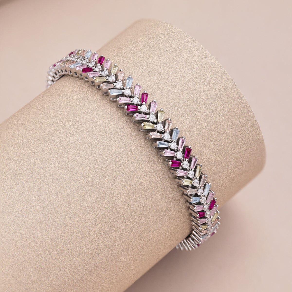 [Together]Dainty Radiant Emerald Cut Daily Bracelet