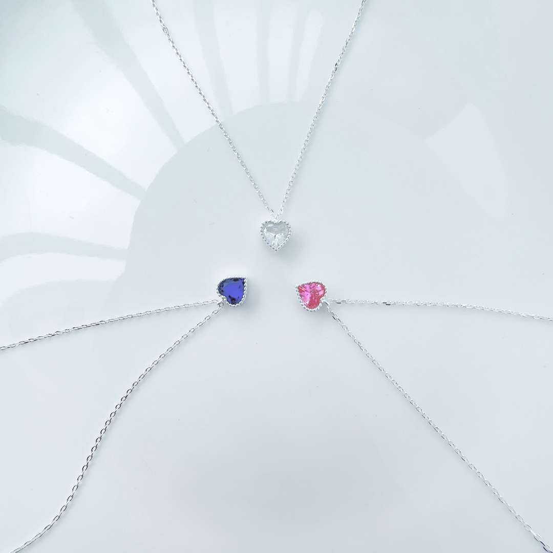 [Together]Ornate Heart Shape Necklace