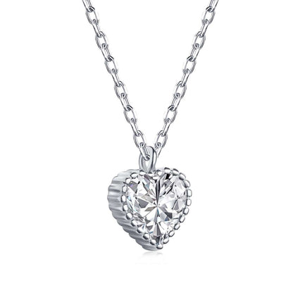 [Together]Ornate Heart Shape Necklace