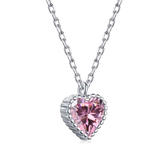 [Together]Ornate Heart Shape Necklace