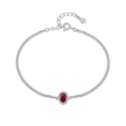 [Together]Exquisite Oval Shape Bracelet