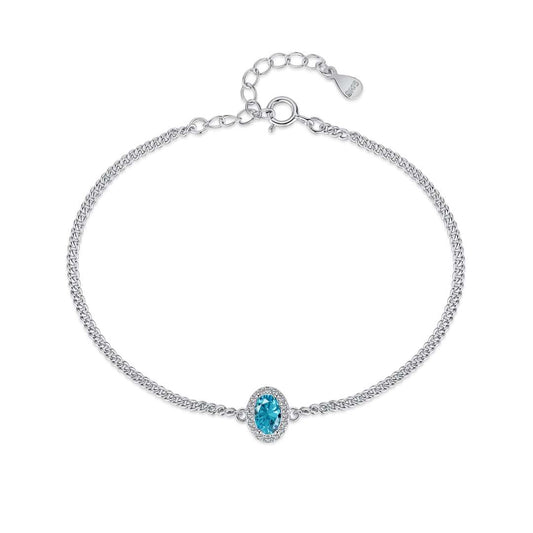 [Together]Exquisite Oval Shape Bracelet