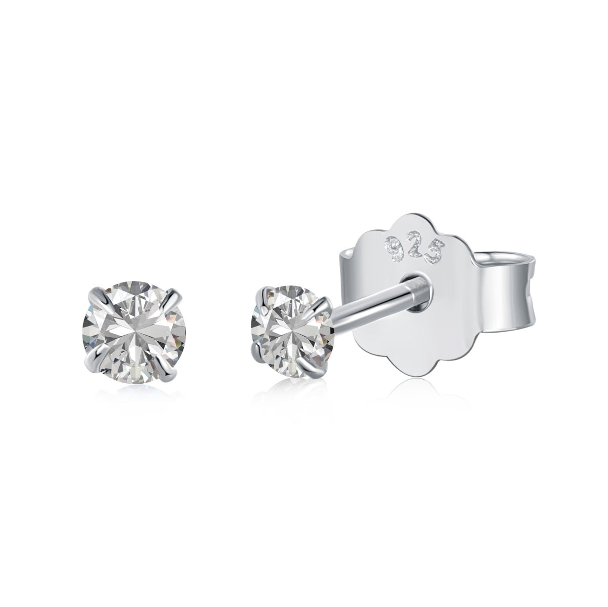 [Together]Delicate Solitaire Earrings