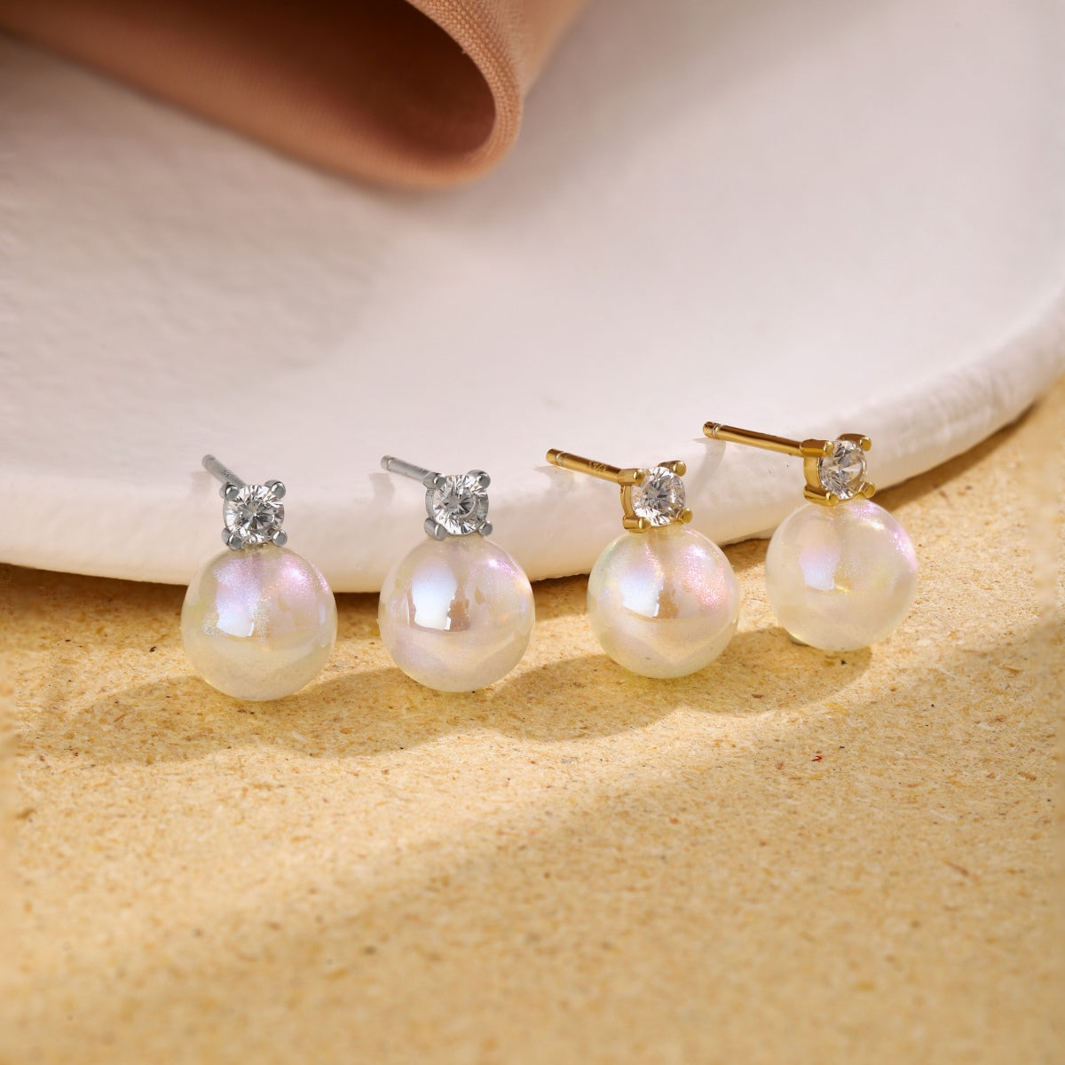 [Together]Symphony Mermaid Pearl Earrings