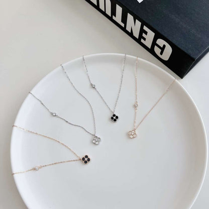 [Together]Delicate Flower Shape Necklace