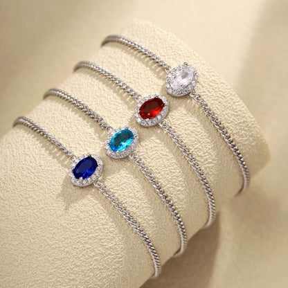 [Together]Exquisite Oval Shape Bracelet