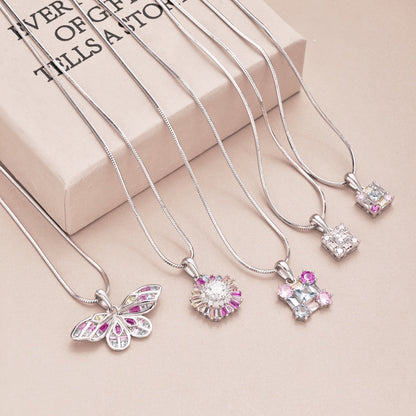 [Together]Charming Flower Colorful Necklace