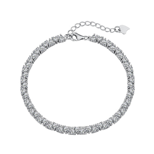 [Together]Dazzling Romantic Heart Shape Lover Bracelet