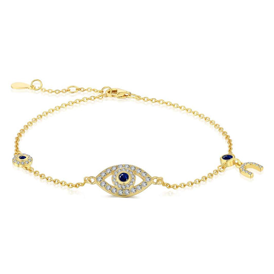 [Together]Dainty Eye Shape Necklace