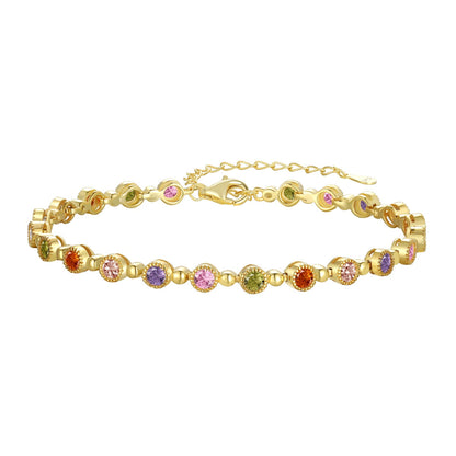 [Together]Sparkling Exquisite Round Cut Party Bracelet