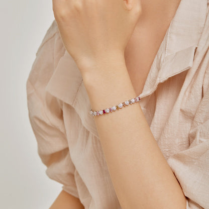 [Together]Radiant Colorful Round Shape Daily Bracelet