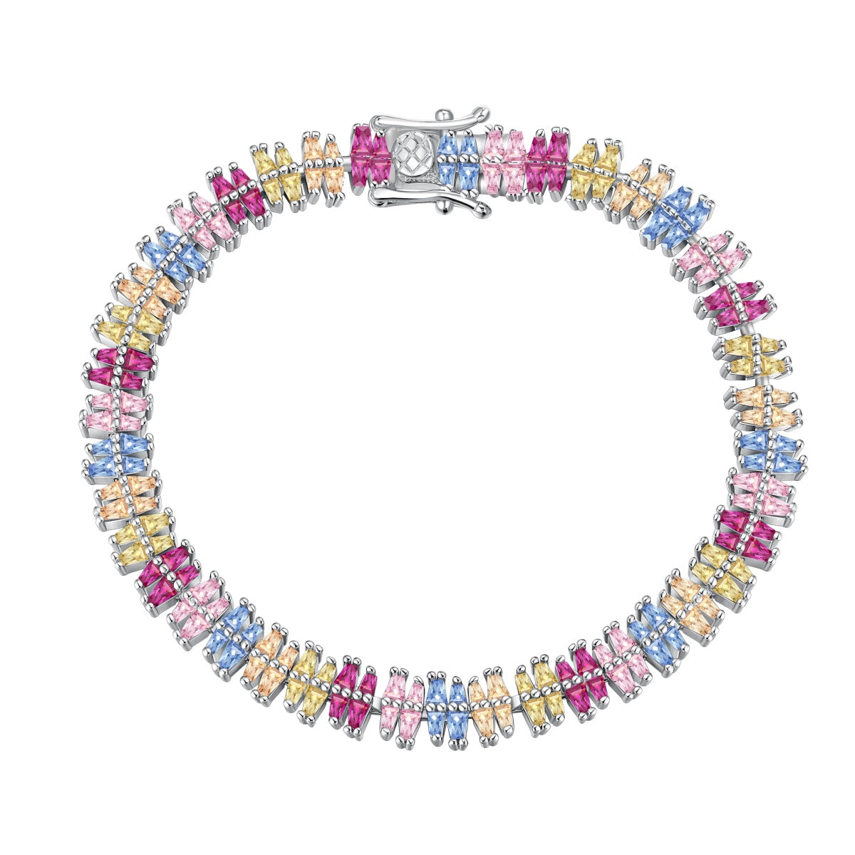 [Together]Sparkling Exquisite Multi Cut Party Bracelet